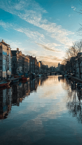 The Amsterdam canal district